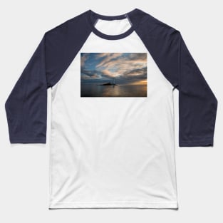 St Mary's Island at High Tide Baseball T-Shirt